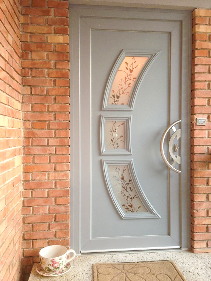 Porte panneau decoratif vitree